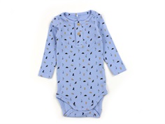 Name It chambray blue dino bodysuit